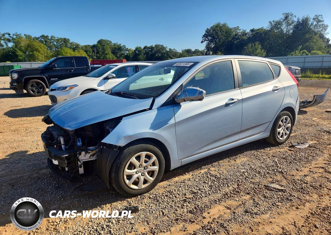 2014 Hyundai Accent Gs VIN:KMHCT5AE1EU173856 - 1