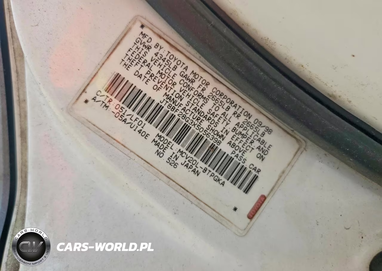 1999 Lexus Es 300 VIN:JT8BF28G3X5056398 - 12