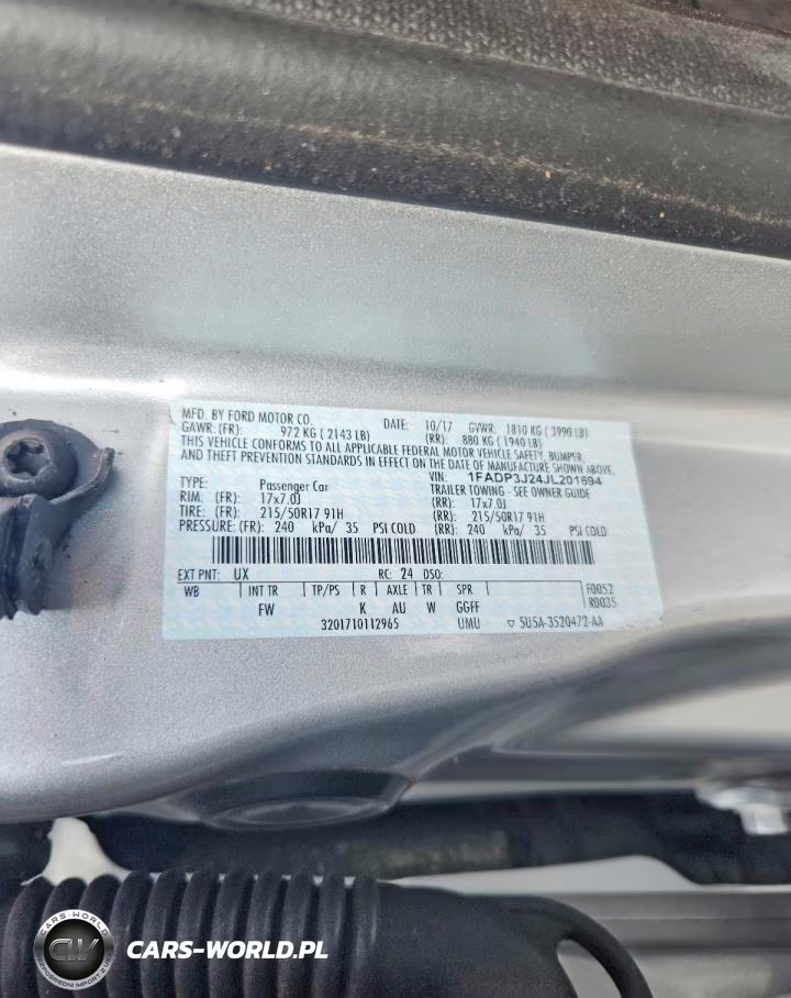 2018 Ford Focus Titanium VIN:1FADP3J24JL201694 - 13