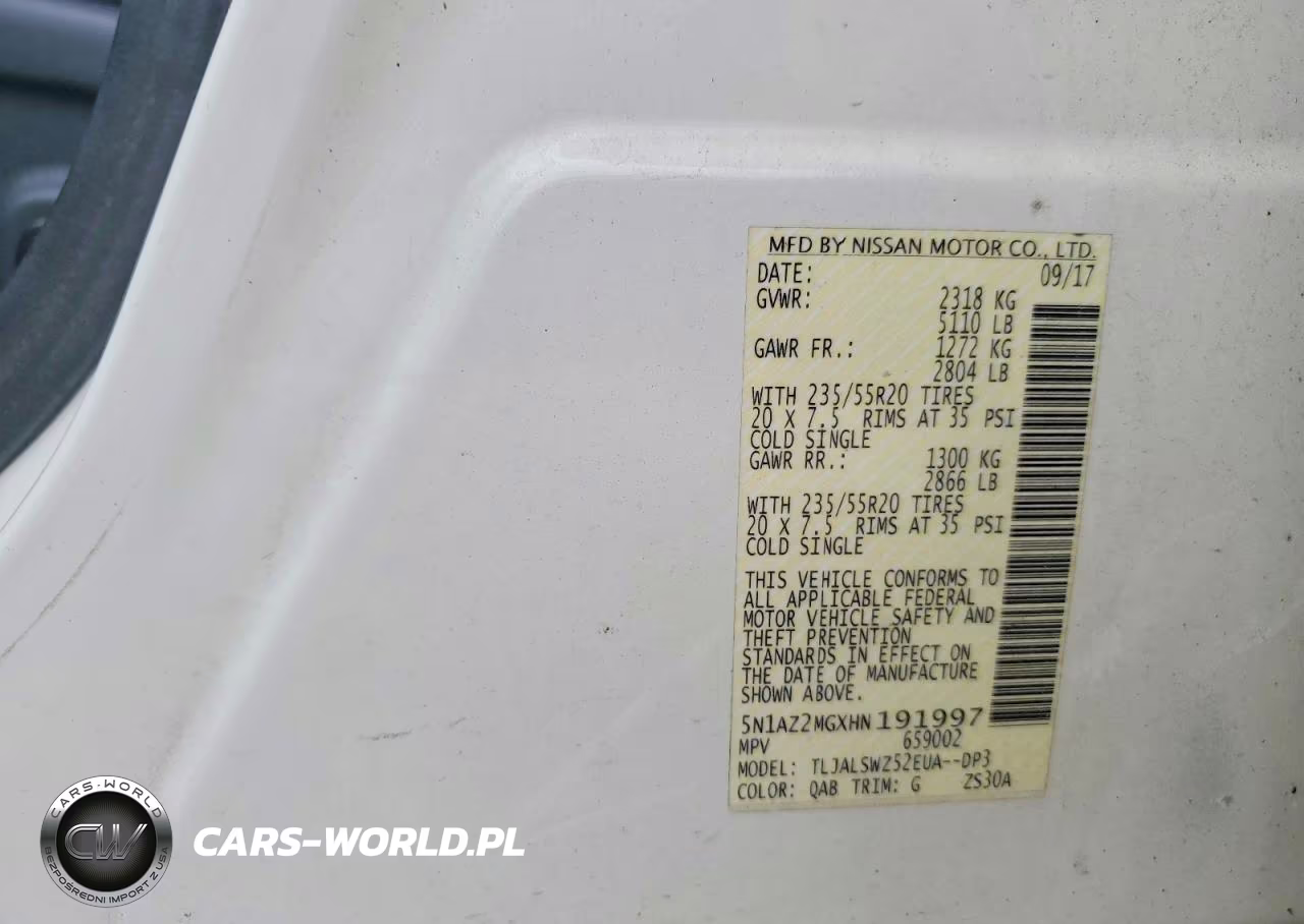 2017 Nissan Murano Platinum VIN:5N1AZ2MGXHN191997 - 13