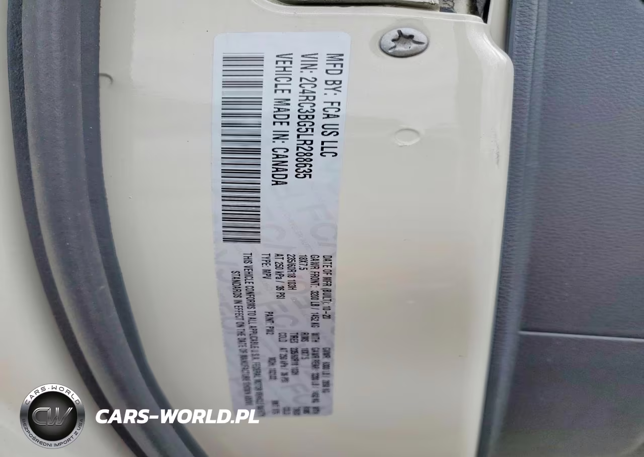 2020 Chrysler Pacifica Touring L VIN:2C4RC3BG5LR288635 - 14