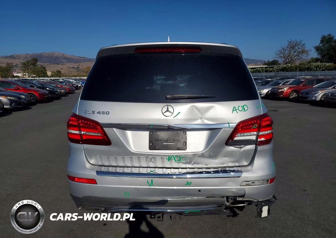 2017 Mercedes-Benz Gls 450 4Matic VIN:4JGDF6EE3HA951267 - 6