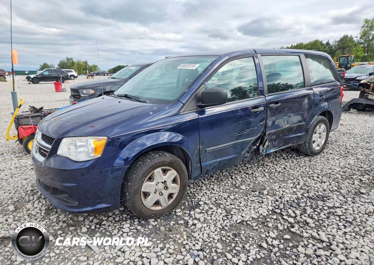 2012 Dodge Grand Caravan Se VIN:2C4RDGBGXCR424293 - 1