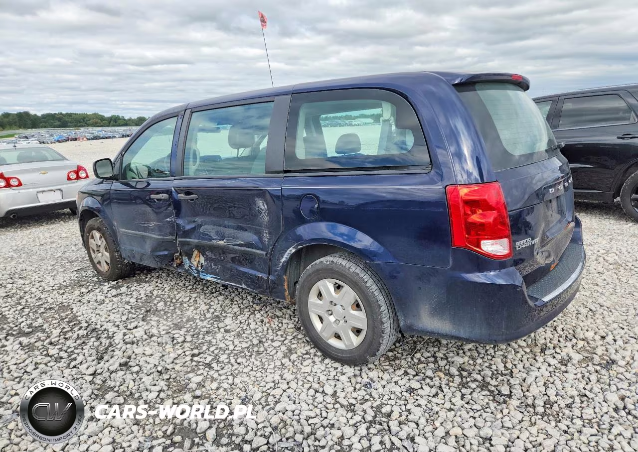 2012 Dodge Grand Caravan Se VIN:2C4RDGBGXCR424293 - 2