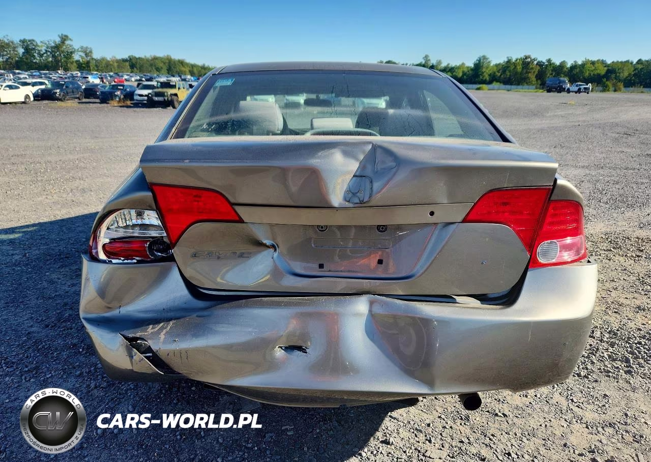 2008 Honda Civic Lx VIN:2HGFA16578H349892 - 6