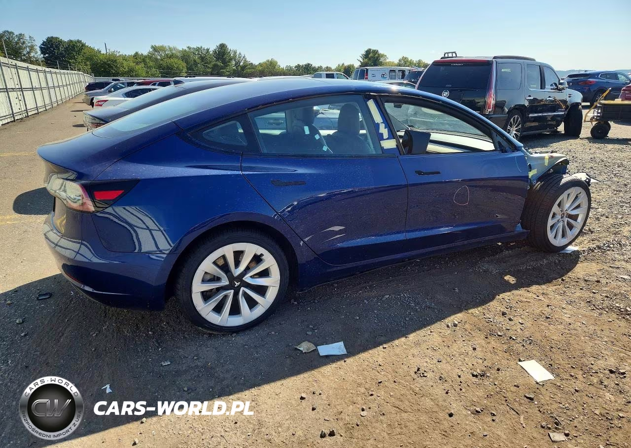 2022 Tesla Model 3 VIN:5YJ3E1EA1NF190843 - 3