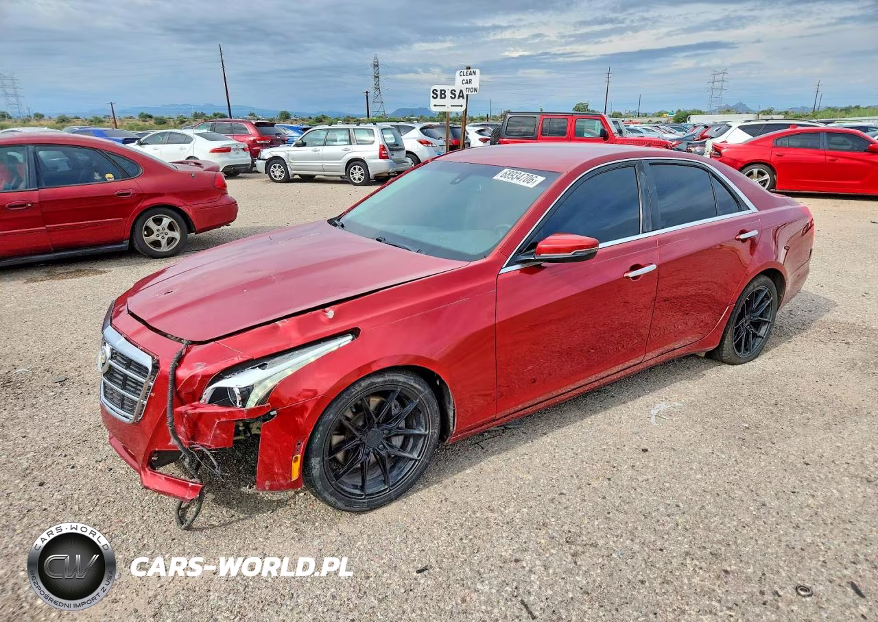 2014 Cadillac Cts VIN:1G6AP5SX2E0192698 - 1