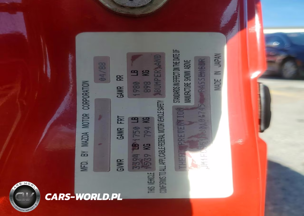 1988 Mazda Rx7 VIN:JM1FC3511J0104745 - 12