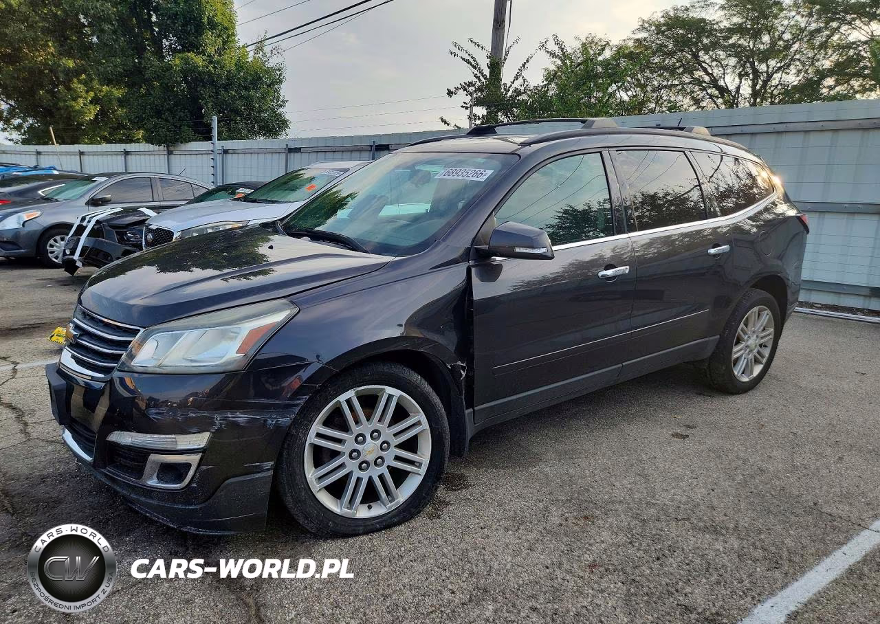 2015 Chevrolet Traverse Lt VIN:1GNKRGKDXFJ349636 - 1
