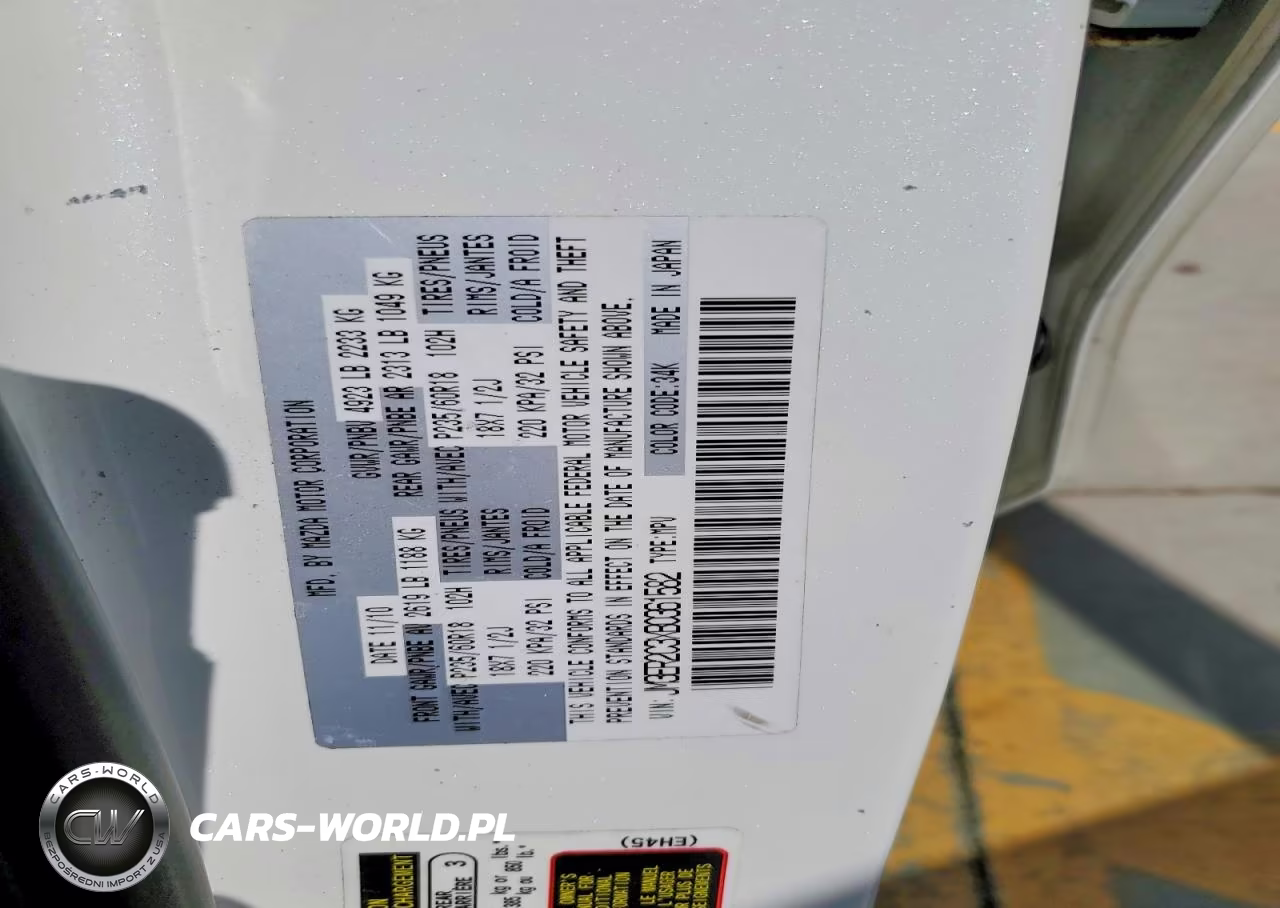 2011 Mazda Cx-7 Touring VIN:JM3ER2C3XB0361582 - 13