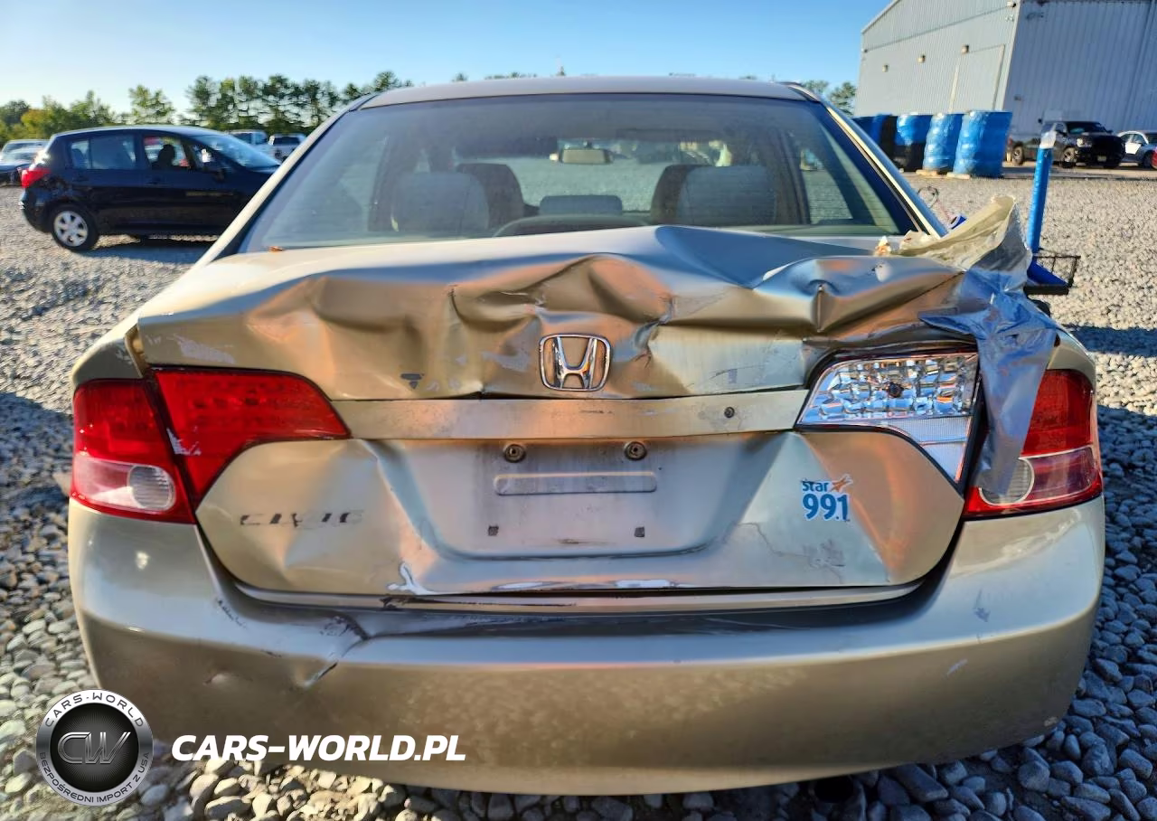 2007 Honda Civic Lx VIN:1HGFA16567L014303 - 6