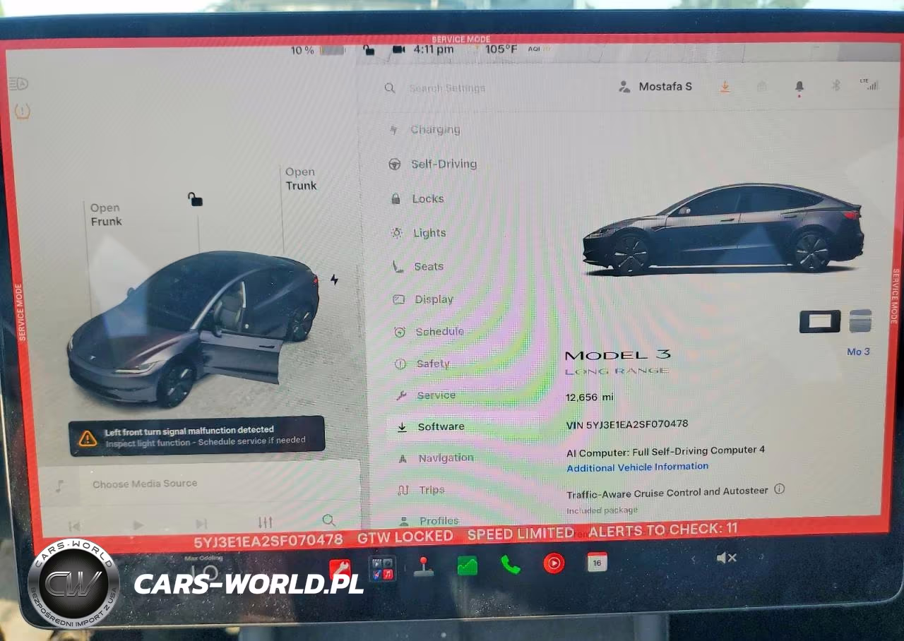 2025 Tesla Model 3 Long Range Rear-Wheel Drive-Standard Rear-Wheel Drive VIN:5YJ3E1EA2SF070478 - 9