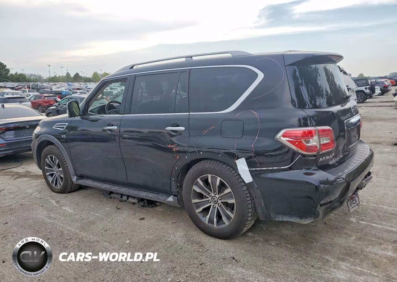 2020 Nissan Armada Sl VIN:JN8AY2NC9L9616456 - 2