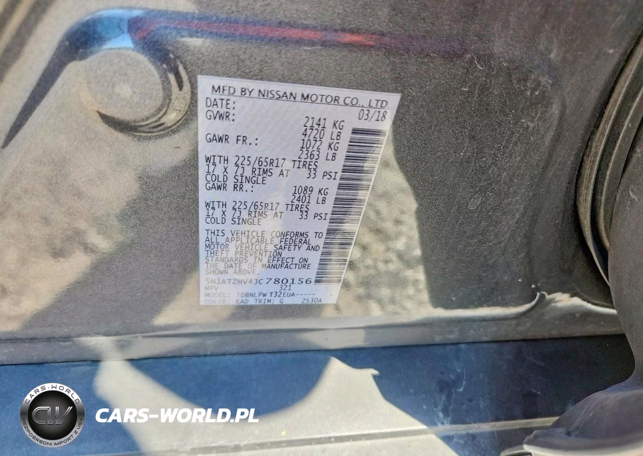 2018 Nissan Rogue S VIN:5N1AT2MV4JC780156 - 13