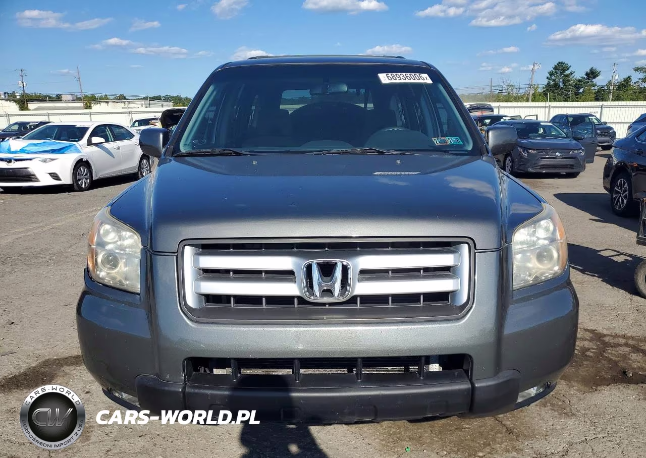 2008 Honda Pilot Ex VIN:5FNYF18498B033025 - 5