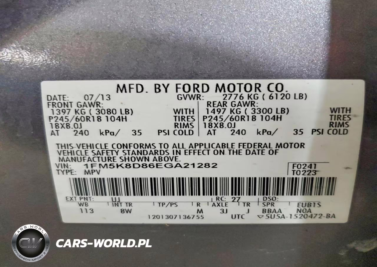 2014 Ford Explorer Xlt VIN:1FM5K8D86EGA21282 - 13
