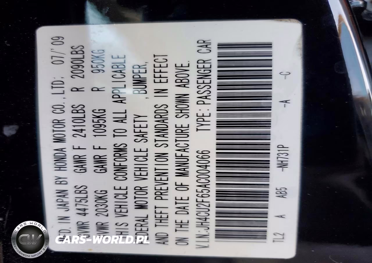 2010 Acura Tsx VIN:JH4CU2F65AC004066 - 13