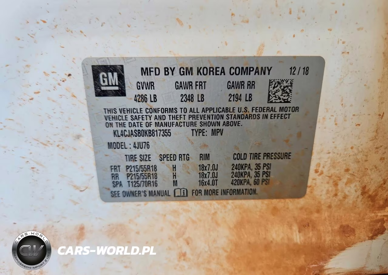 2019 Buick Encore Preferred VIN:KL4CJASB0KB817355 - 13