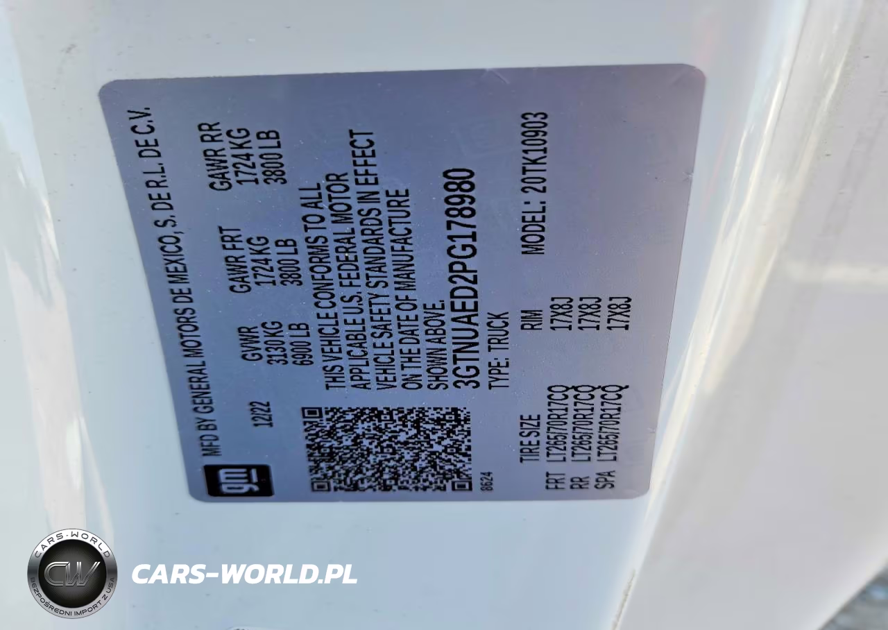 2023 GMC Sierra K1500 VIN:3GTNUAED2PG178980 - 13