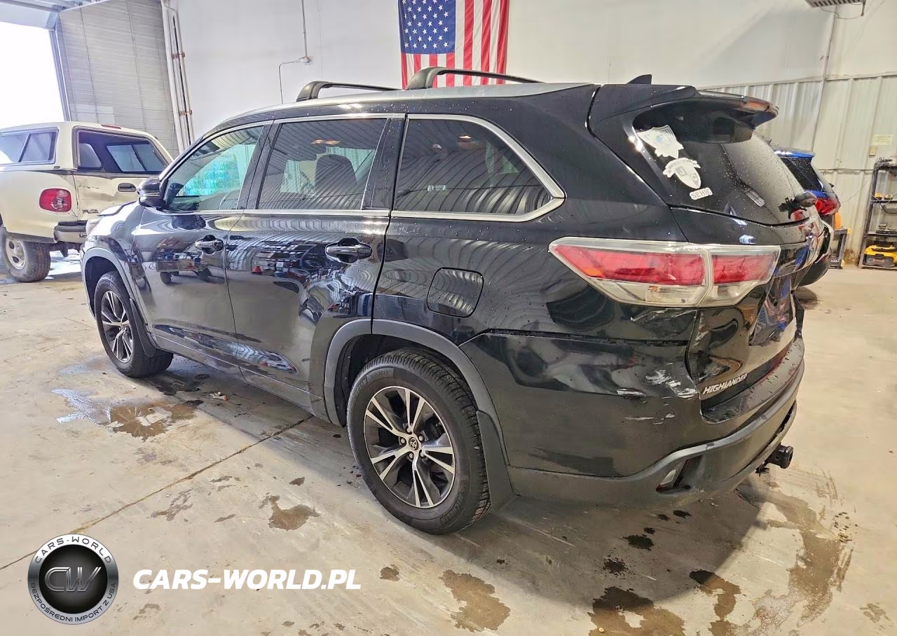 2016 Toyota Highlander Xle VIN:5TDJKRFH7GS227693 - 2