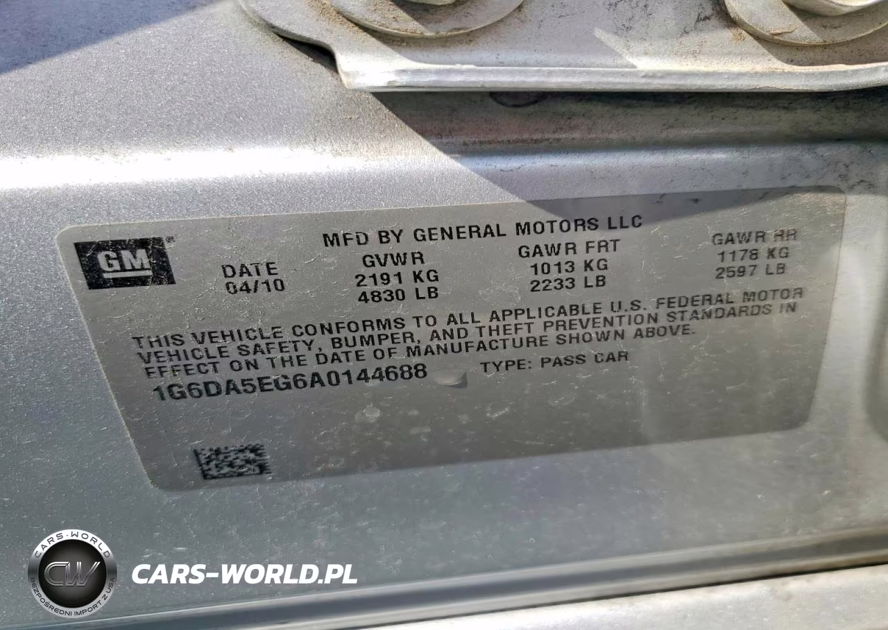 2010 Cadillac Cts VIN:1G6DA5EG6A0144688 - 12