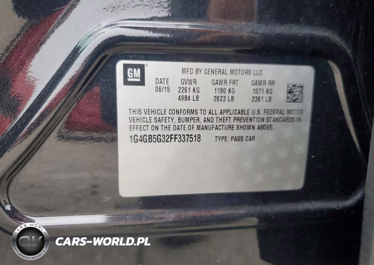 2015 Buick Lacrosse VIN:1G4GB5G32FF337518 - 13