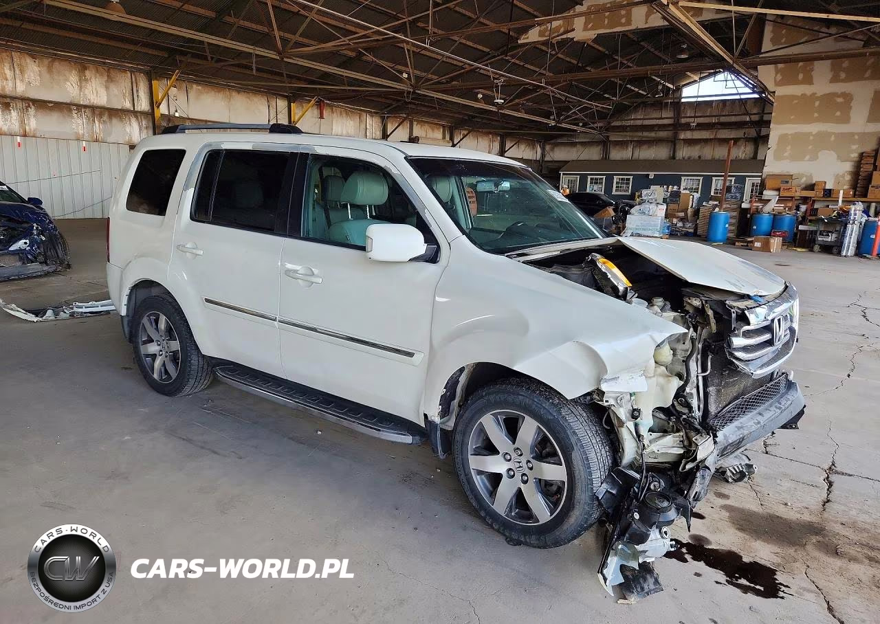 2013 Honda Pilot Touring VIN:5FNYF3H94DB038604 - 4