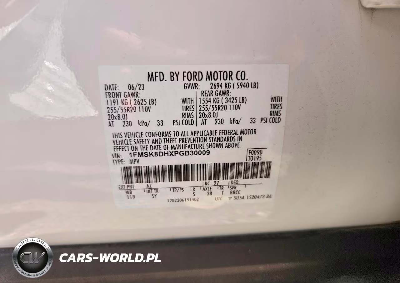 2023 Ford Explorer Xlt VIN:1FMSK8DHXPGB30009 - 13