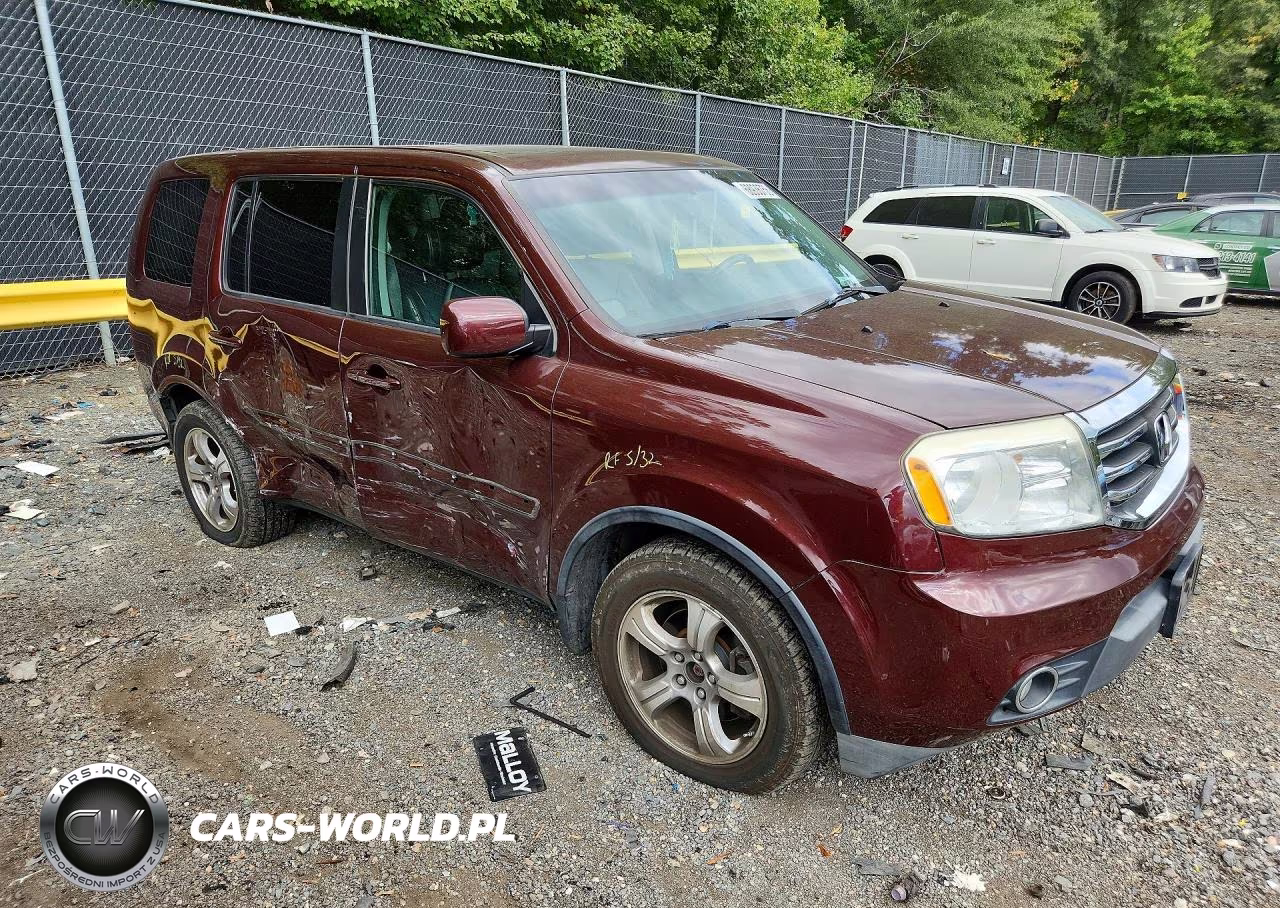 2013 Honda Pilot Exln VIN:5FNYF4H77DB046054 - 4
