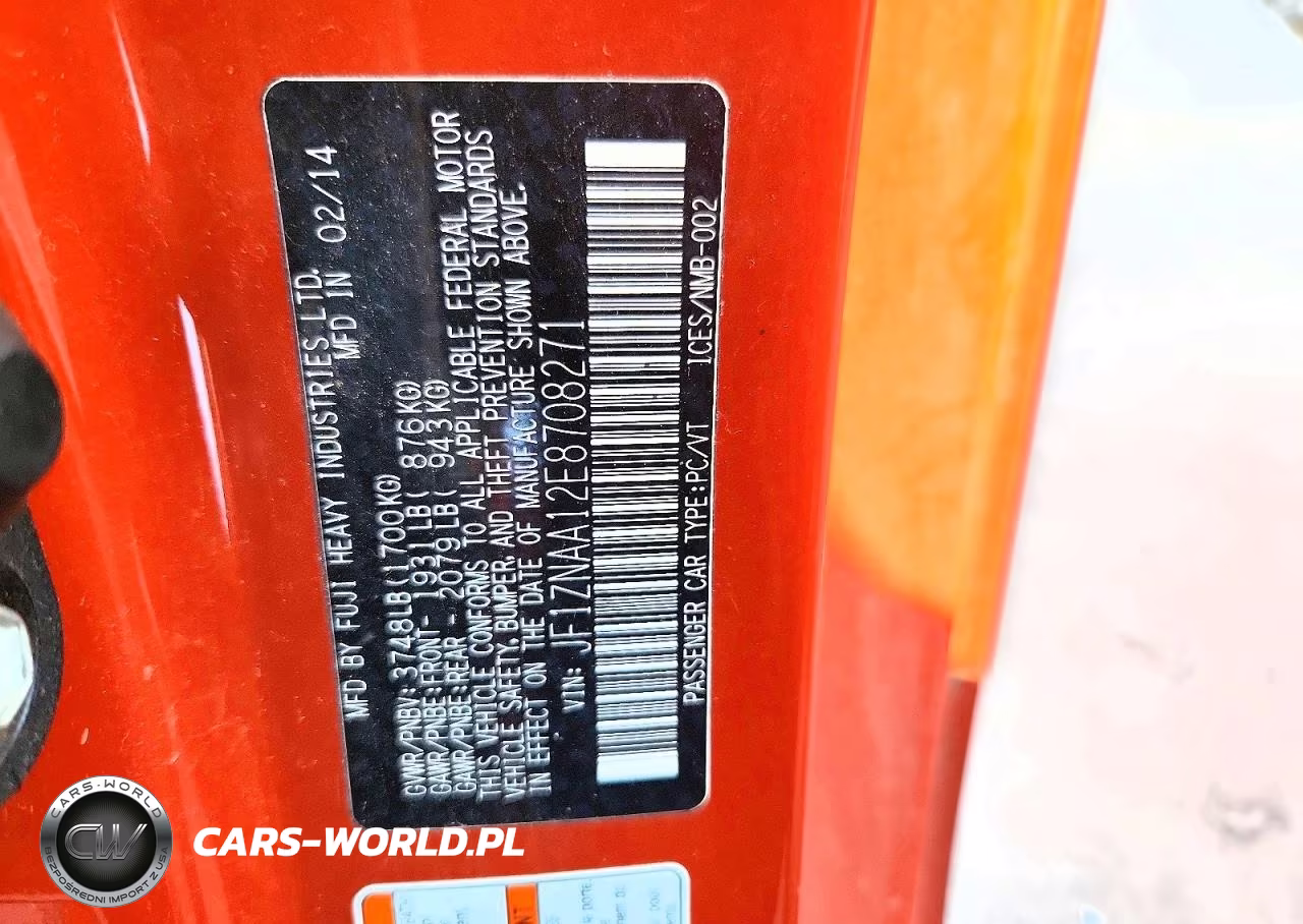 2014 Scion Fr-S Monogram VIN:JF1ZNAA12E8708271 - 12