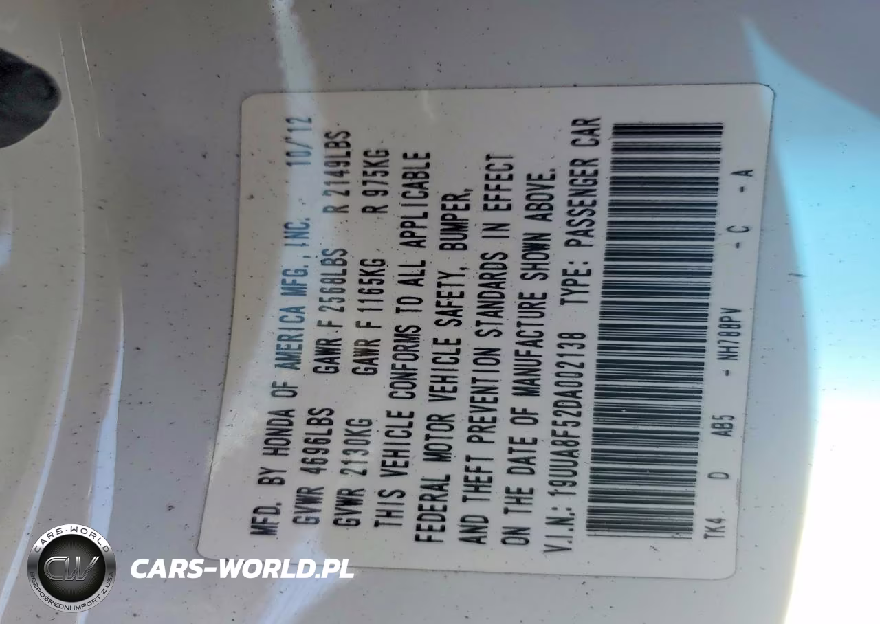 2013 Acura Tl Tech VIN:19UUA8F52DA002138 - 12