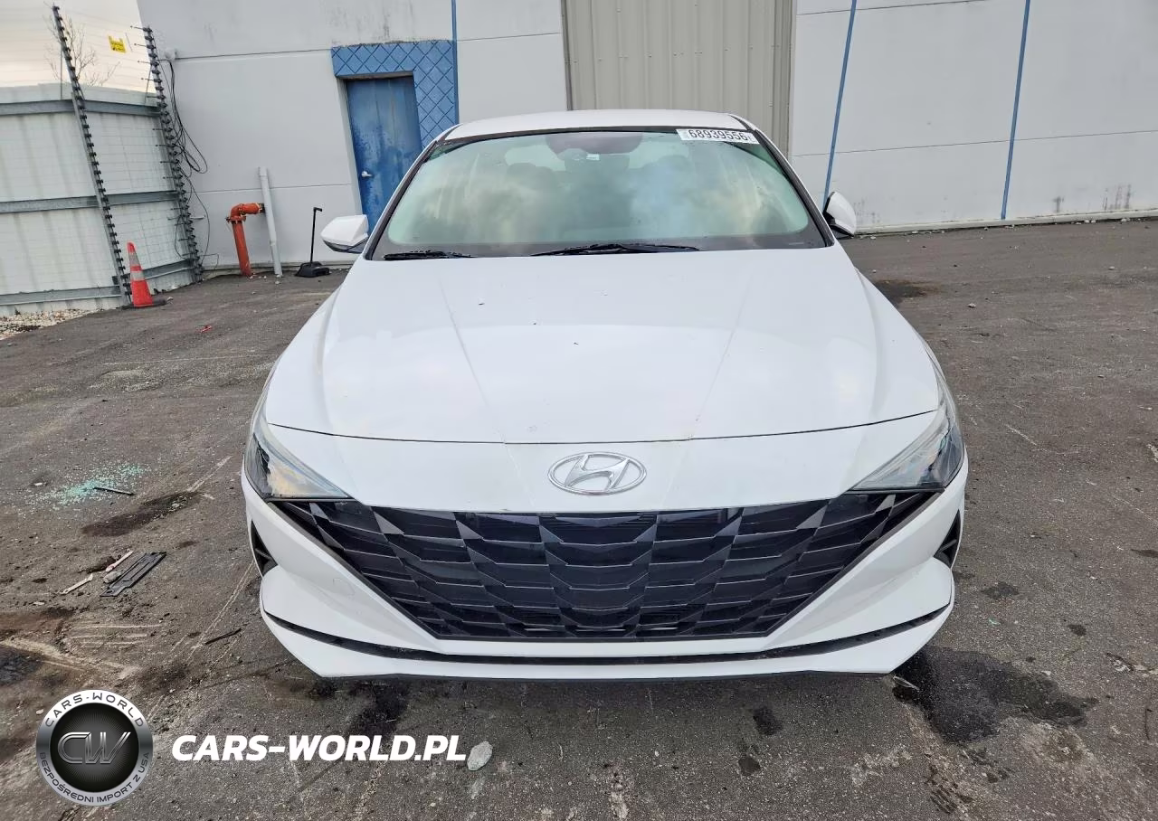 2021 Hyundai Elantra Blue VIN:KMHLM4AJ8MU009992 - 5