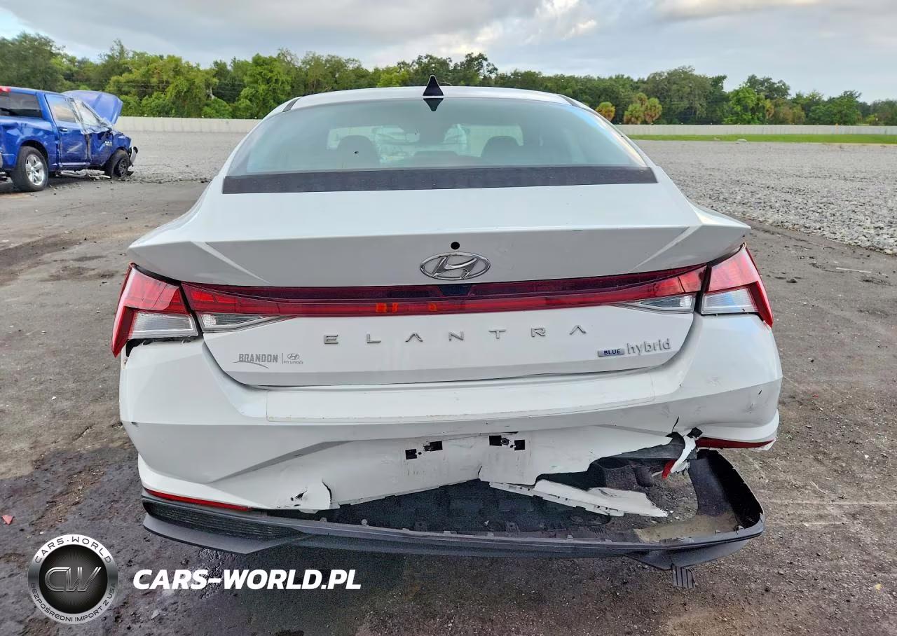 2021 Hyundai Elantra Blue VIN:KMHLM4AJ8MU009992 - 6