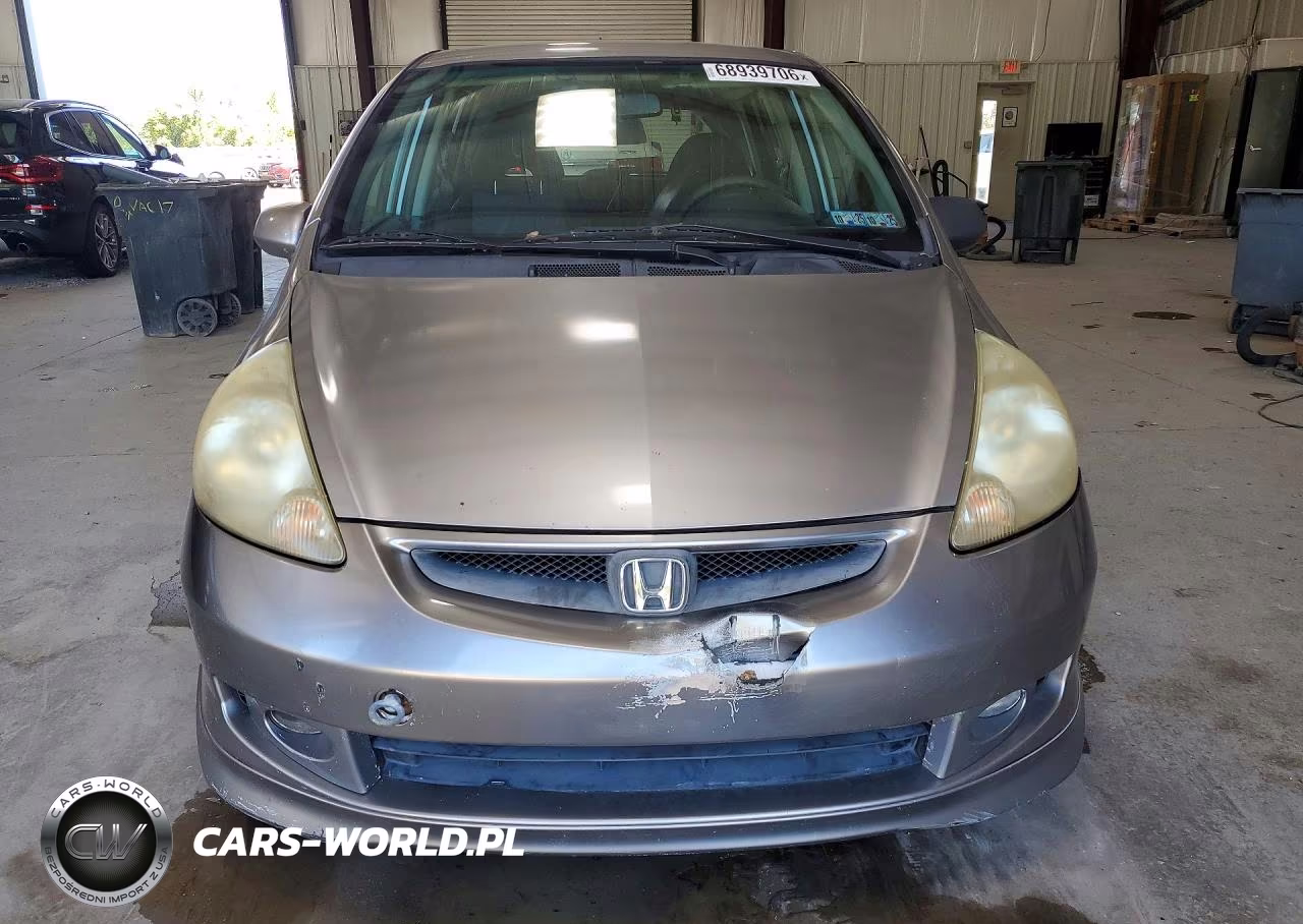 2008 Honda Fit Sport VIN:JHMGD37618S061337 - 5