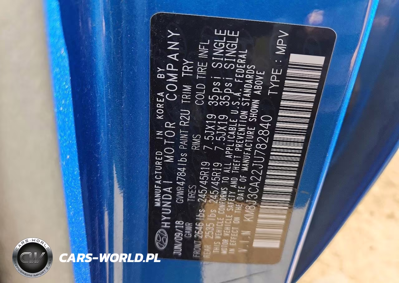 2018 Hyundai Tucson Limited VIN:KM8J3CA22JU782840 - 13