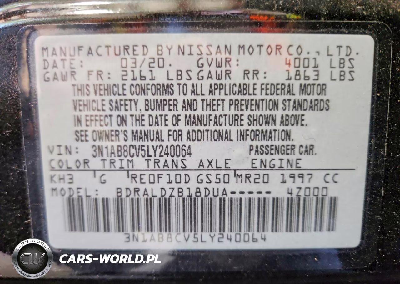 2020 Nissan Sentra Sv VIN:3N1AB8CV5LY240064 - 12