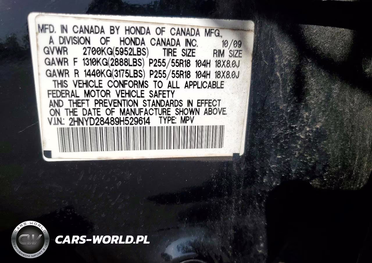 2009 Acura Mdx Technology VIN:2HNYD28489H529614 - 14