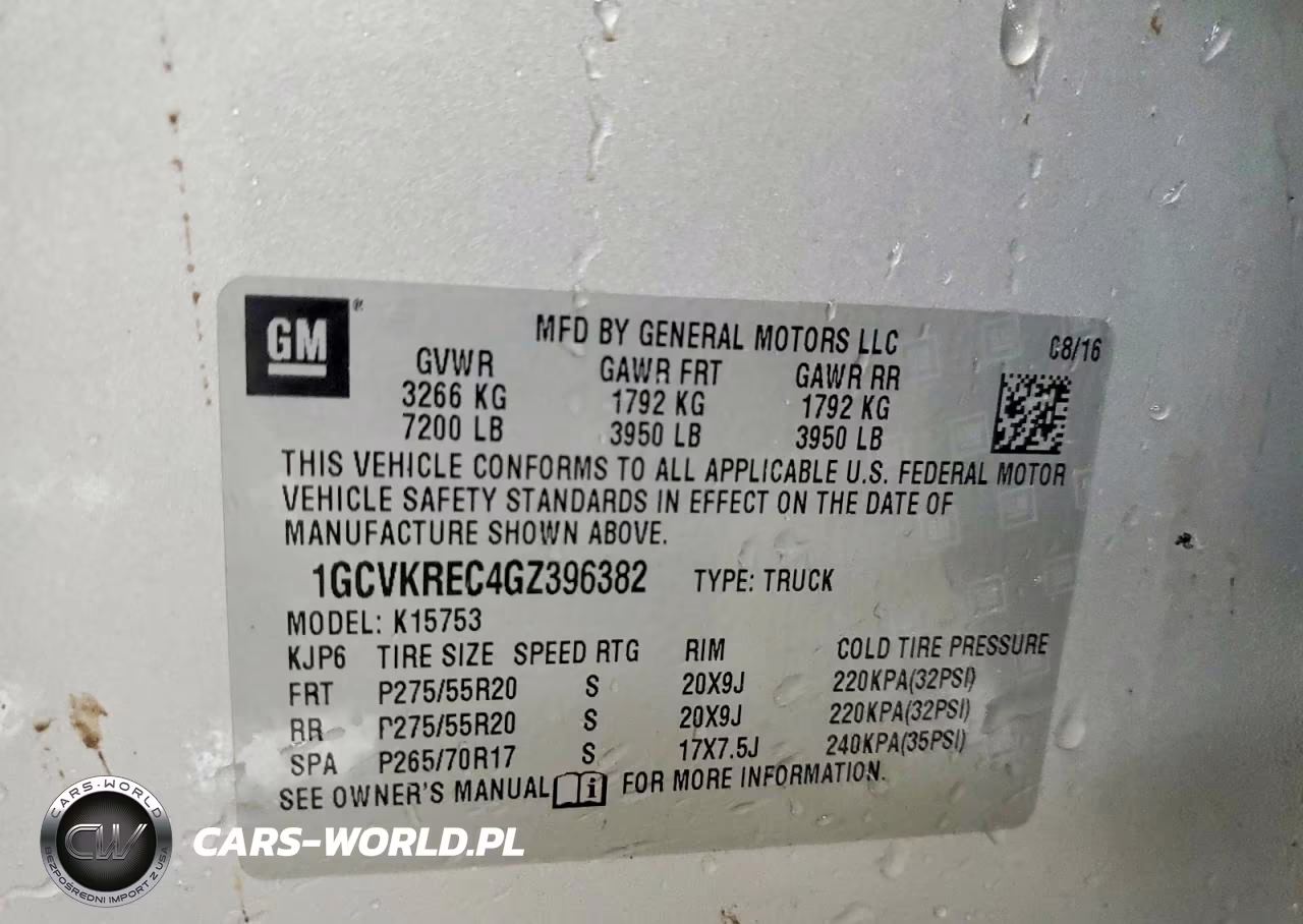 2016 Chevrolet Silverado K1500 Lt VIN:1GCVKREC4GZ396382 - 12