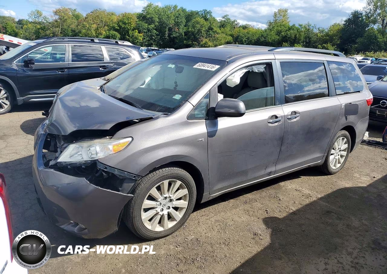 2016 Toyota Sienna Xle Premium 7-Passenger VIN:5TDDK3DC4GS131666 - 1