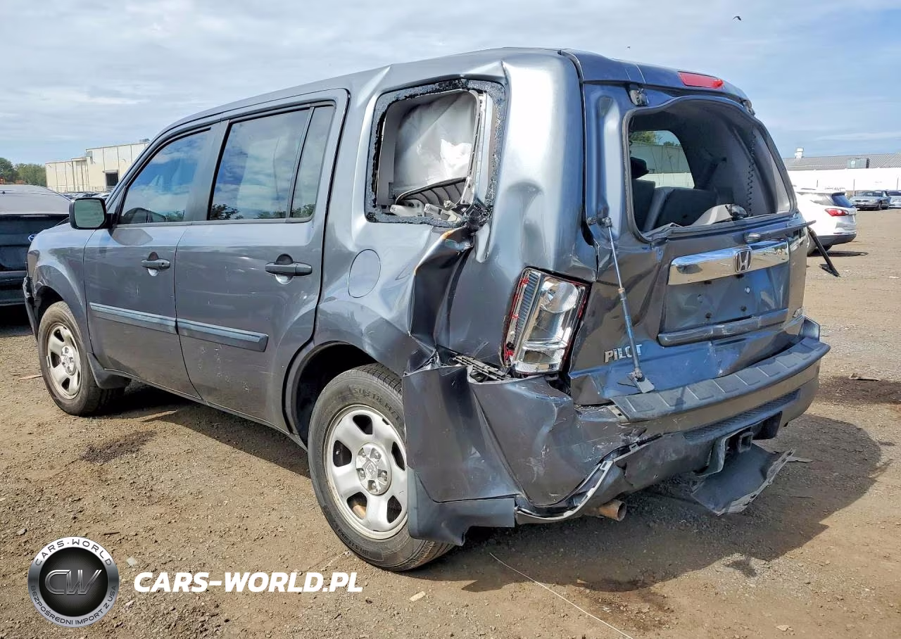 2012 Honda Pilot Lx VIN:5FNYF4H24CB002595 - 2