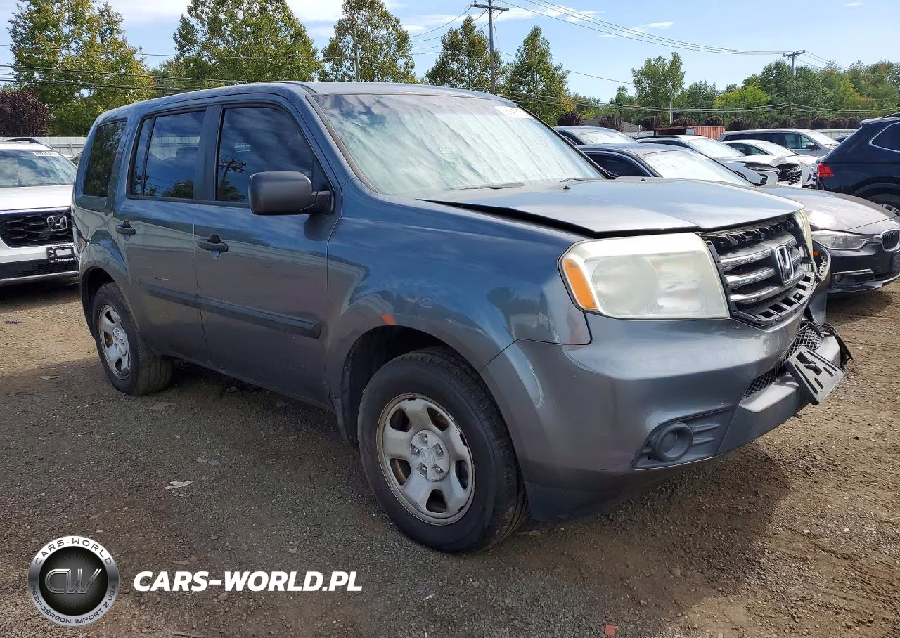 2012 Honda Pilot Lx VIN:5FNYF4H24CB002595 - 4
