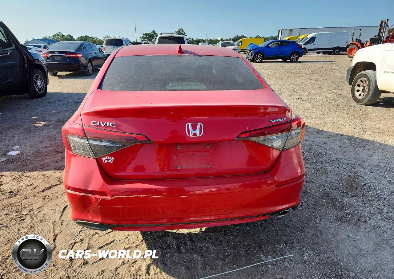 2022 Honda Civic Sport VIN:2HGFE2F57NH507251 - 6