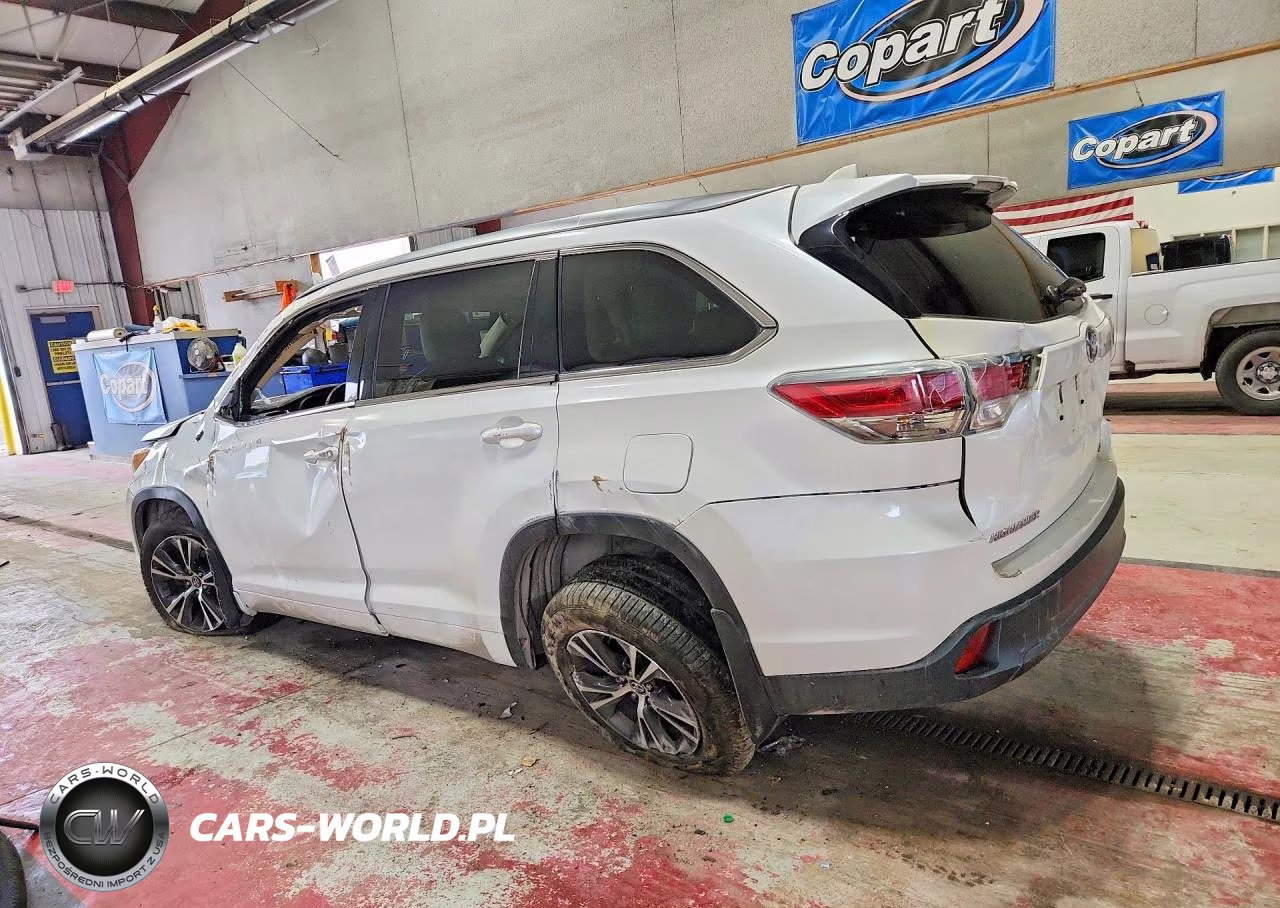 2016 Toyota Highlander Xle VIN:5TDJKRFH2GS309511 - 2