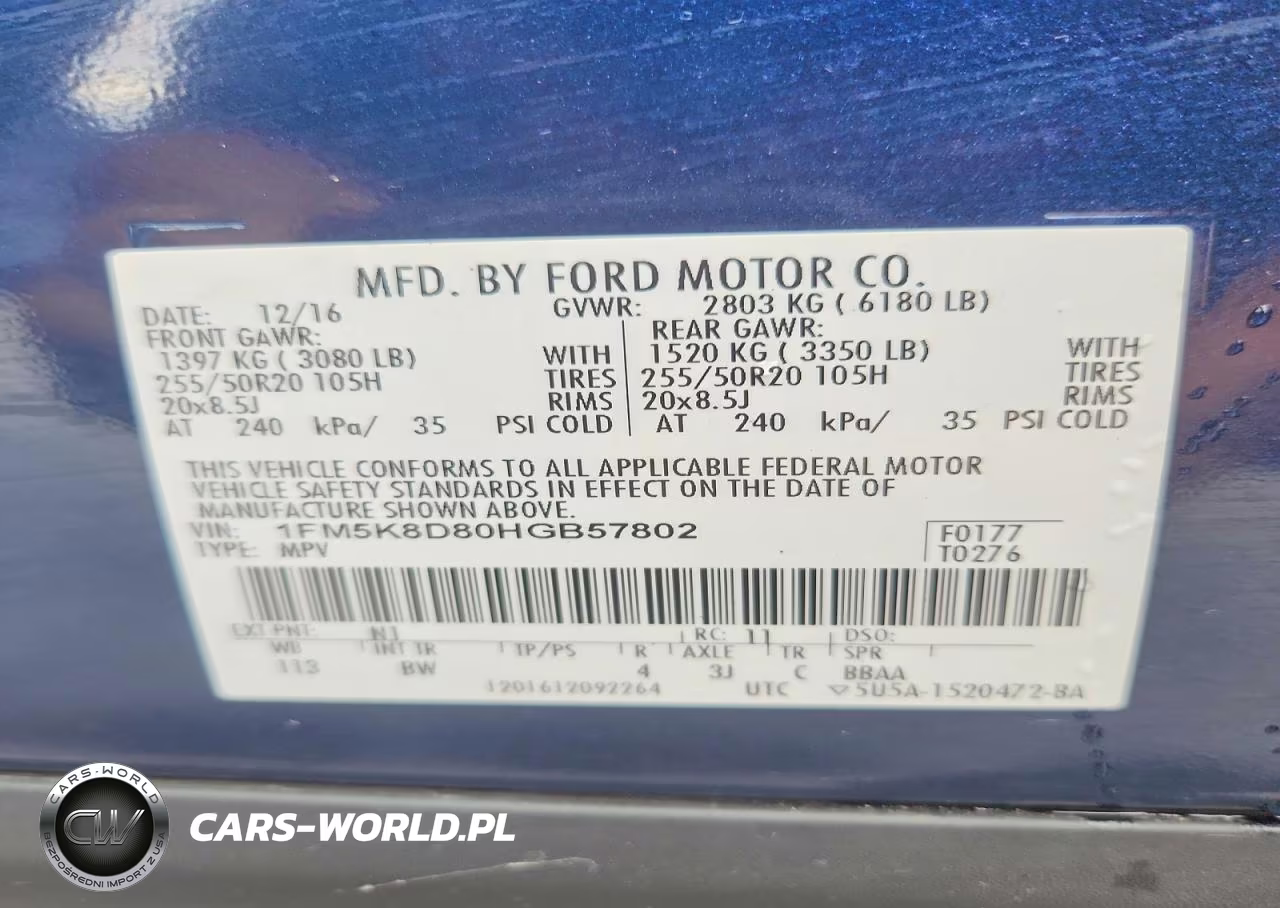 2017 Ford Explorer Xlt VIN:1FM5K8D80HGB57802 - 13