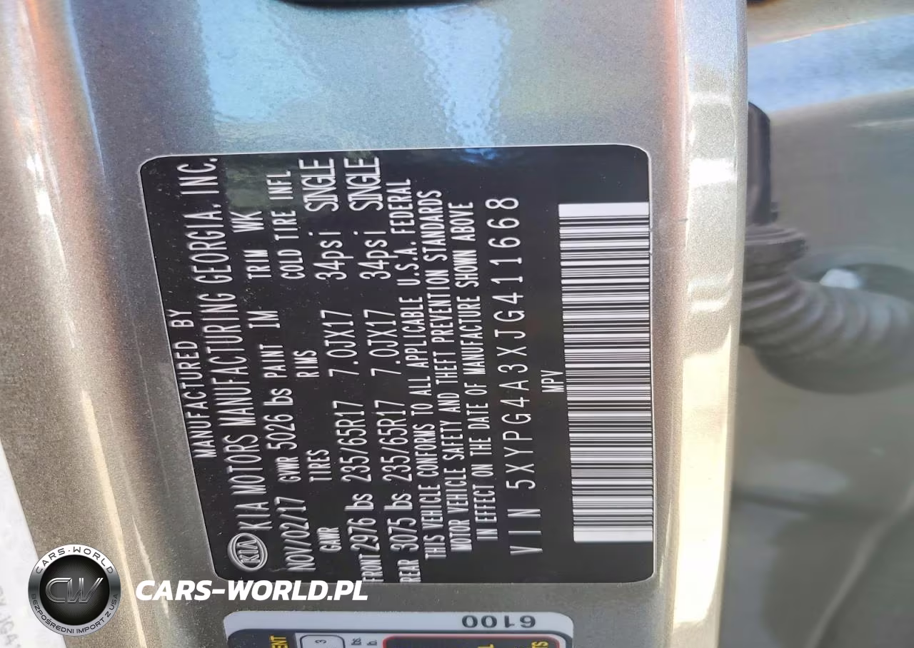 2018 Kia Sorento L VIN:5XYPG4A3XJG411668 - 13