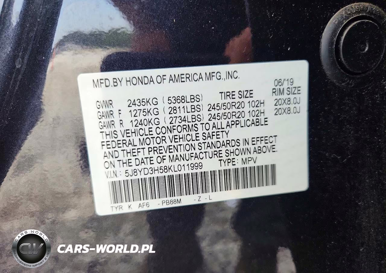 2019 Acura Mdx Technology VIN:5J8YD3H58KL011999 - 14