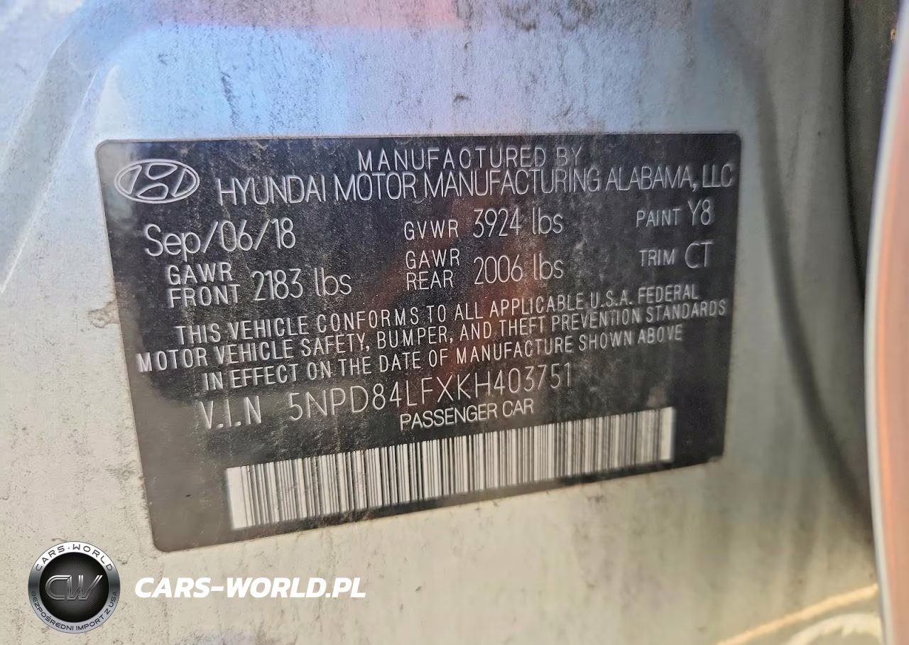 2019 Hyundai Elantra Sel VIN:5NPD84LFXKH403751 - 13