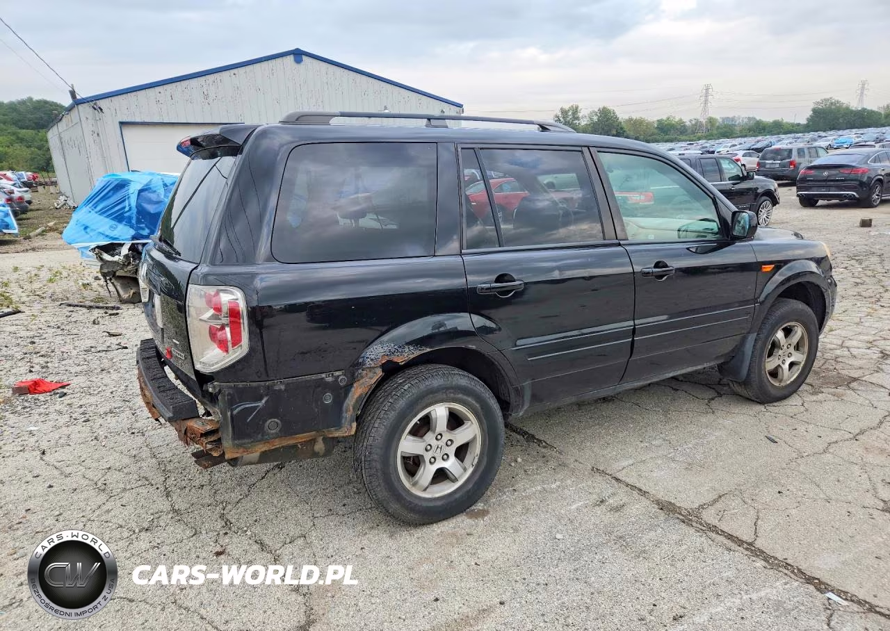 2007 Honda Pilot Ex VIN:2HKYF184X7H509380 - 3