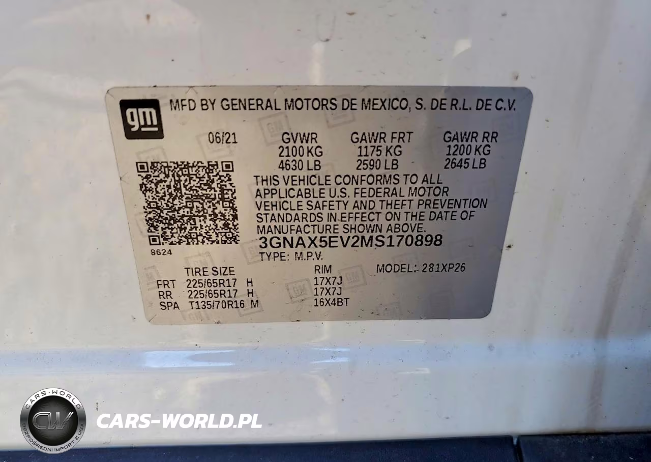 2021 Chevrolet Equinox VIN:3GNAX5EV2MS170898 - 13