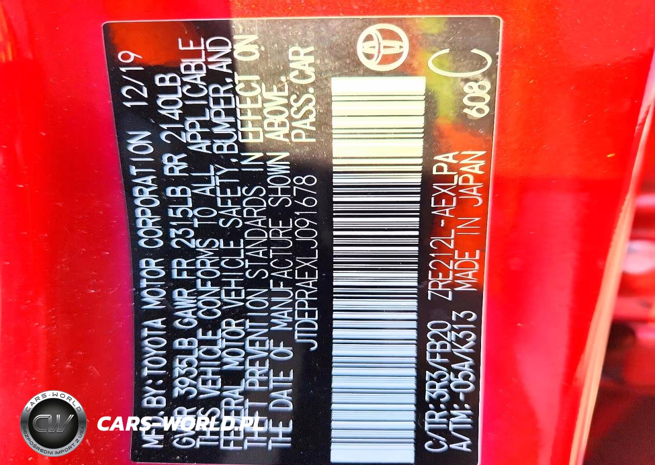 2020 Toyota Corolla Le VIN:JTDEPRAEXLJ091678 - 12